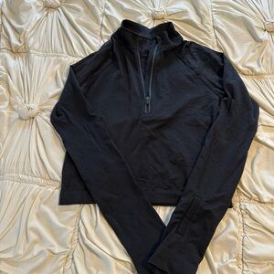 lululemon athletica Black Half-Zip Sweatshirt